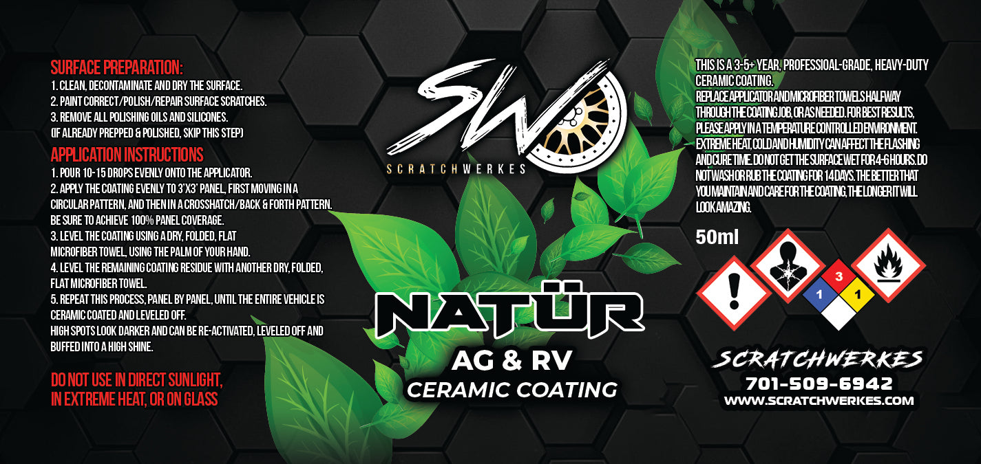 Natür – Heavy–Use Equipment Ceramic Coating